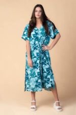 Vestido Largo Mabby Aqua