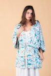 Kimono Midi Karen Aqua