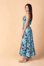 Vestido Largo Sophie Aqua - Imagen 3