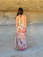 Vestido Largo Butterfly Areca Pink - Imagen 2