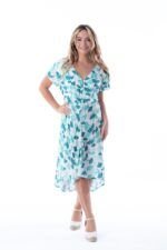 Vestido Corto Corina Aqua