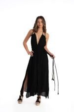 Vestido Largo Indira Black - Imagen 2