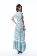 Vestido Largo Juanita Aqua - Imagen 2