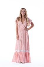 Vestido Largo Juanita Coral