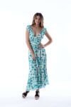 Vestido Largo June Aqua Ginko