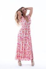 Vestido Largo June Red Ginko