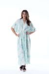 Vestido Largo Simona Aqua