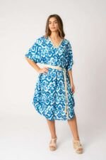 Vestido Corto Athenea Blue