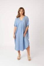 Vestido Corto Athenea Sky Blue