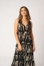 Vestido Largo Fernanda Black Lurex