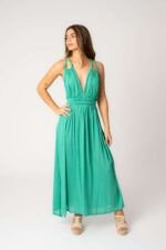 Vestido Largo Indira Aqua - Imagen 2