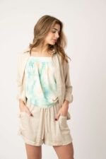 Camisa Corta Ines Beige