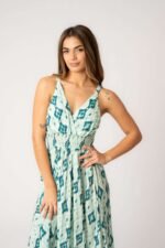 Vestido Largo Inti Aqua - Imagen 2