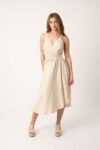 Vestido Largo Inti Beige