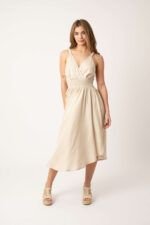 Vestido Largo Inti Beige
