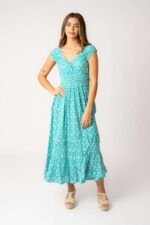 Vestido Largo June Green