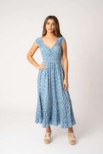 Vestido Largo June Blue