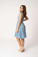Vestido Corto Lisa Blue - Imagen 2