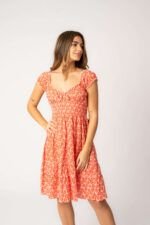 Vestido Corto Lisa Red