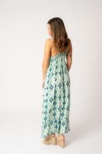 Vestido Largo Mica Aqua - Imagen 3