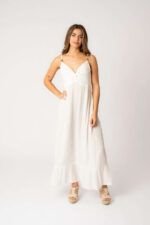Vestido Largo Mica White