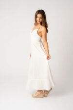 Vestido Largo Mica White - Imagen 4