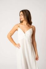 Vestido Largo Mica White - Imagen 3