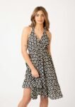 Vestido Corto Mikonos Black Solid