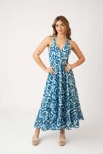 Vestido Largo Nerea Blue
