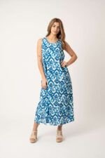 Vestido Largo Pilar Blue