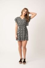 Vestido Corto Prema Black Leaf - Imagen 2