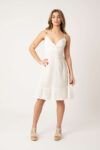 Vestido Corto Rose White