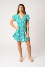 Vestido Corto Sunrise Aqua