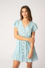 Vestido Corto Sunrise Blue - Imagen 2