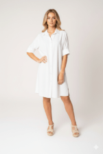 Camisa Midi Sara White
