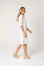 Camisa Midi Sara White - Imagen 3