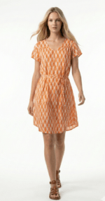 Vestido Corto Oasis Teja - Imagen 3