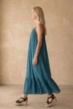 Vestido Largo África Indigo - Imagen 2