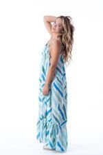 Vestido Largo África Aqua Inv - Imagen 3