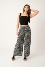 Pantalón Angelina Black Leaf