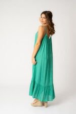 Vestido Largo África Aqua Solid - Imagen 2