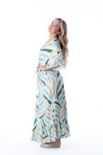 Vestido Largo Celine Green - Imagen 3