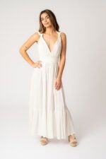 Vestido Largo Daisy White - Imagen 3