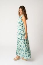 Vestido Largo Fernanda Aqua - Imagen 3