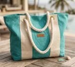 Bolso Bicolor Formentera Natural Green