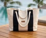 Bolso Bicolor Formentera Natural Black