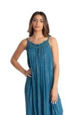 Vestido Largo África Indigo - Imagen 4