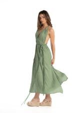 Vestido Largo Indira Green - Imagen 2