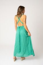 Vestido Largo Indira Aqua - Imagen 3