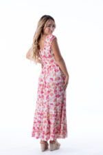 Vestido Largo June Red Ginko - Imagen 2